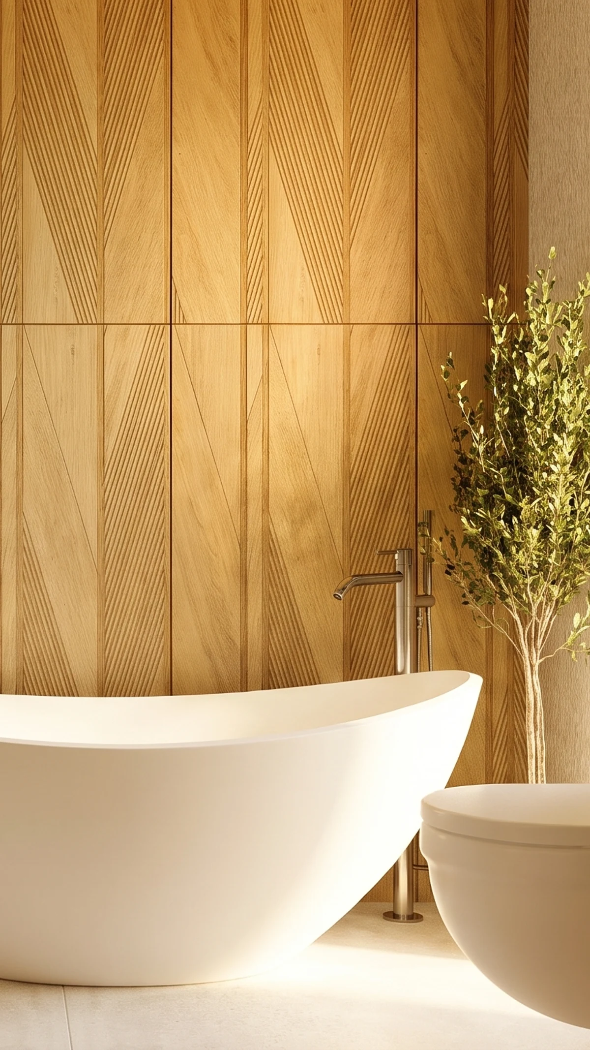3D visualisation of a villa bathroom