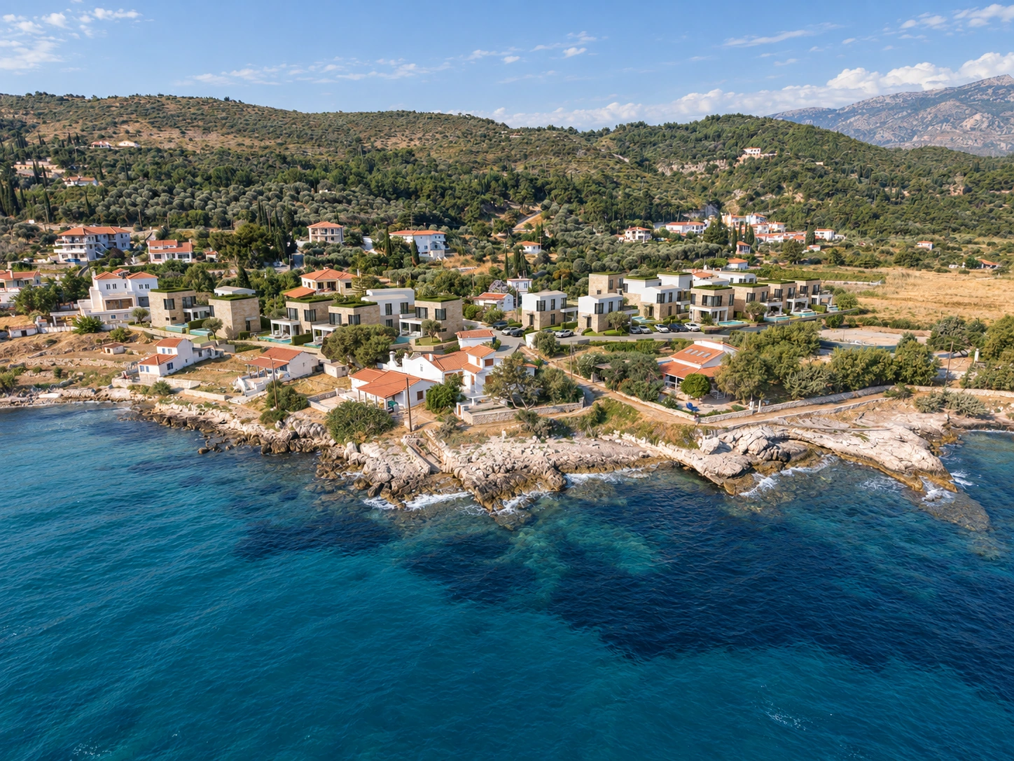 3D visualisation of both Sun and Sea plots beside the Samos coast